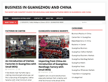 Tablet Screenshot of business-in-guangzhou.com